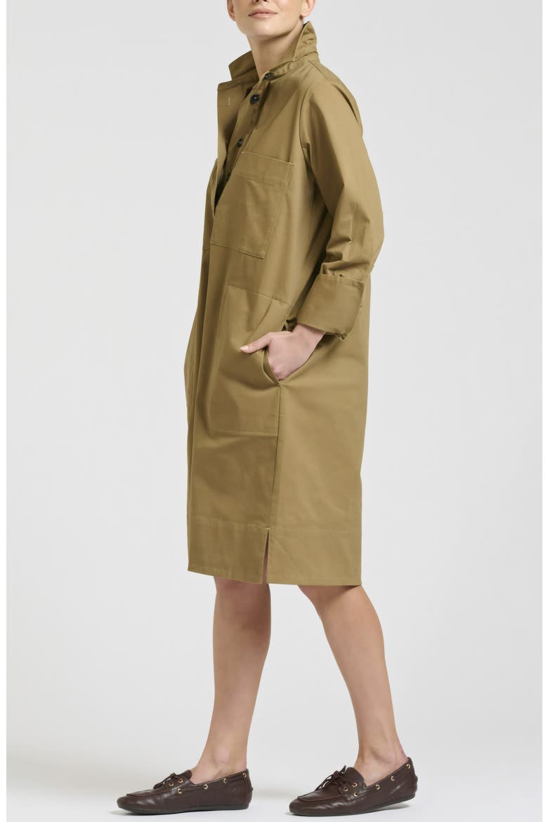Jane Popover Dress, Alternate, color, TAN