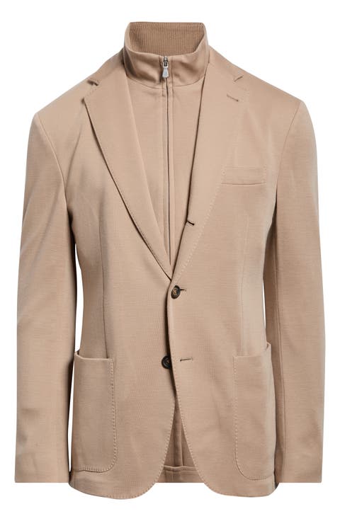 Loro Piana Wool Jacket with Detachable Bib