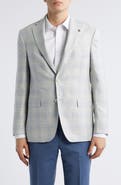 Jack Victor Midland Deco Plaid Wool & Silk Blend Sport Coat