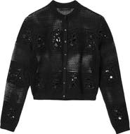 AllSaints Kyra Mesh Cardigan