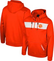 COLOSSEUM Men's Colosseum  Orange Clemson Tigers Quarter-Zip Hoodie