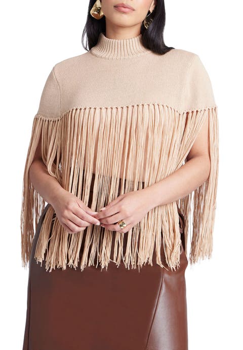 Fringe Half Sweater (Plus Available)