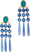 Ramy Brook Elisa Agate Chandelier Earrings