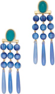 Ramy Brook Elisa Agate Chandelier Earrings