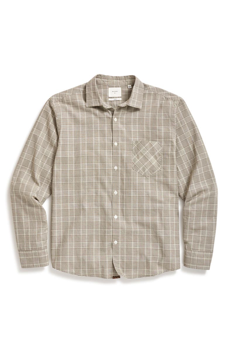 Billy Reid Standard Fit Glen Plaid Cotton Button-Up Shirt, Alternate, color,
