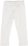 Leveret Girls Cotton Leggings, Solid Colors
