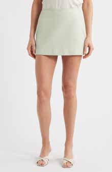 FRAME The Leather Miniskirt