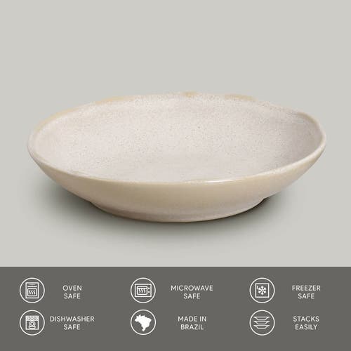 Porto Brasil Pasta Plate Set Of 6 In Brown