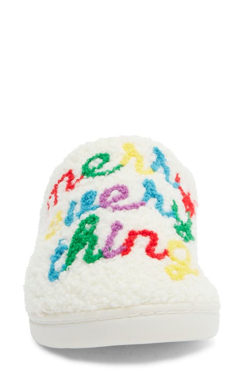 Mia Cozi Slipper In White