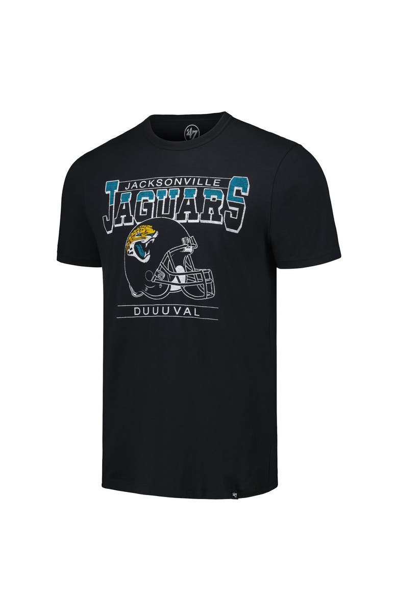 '47 Men's '47 Black Jacksonville Jaguars Time Lock Franklin T-Shirt, Alternate, color, 
