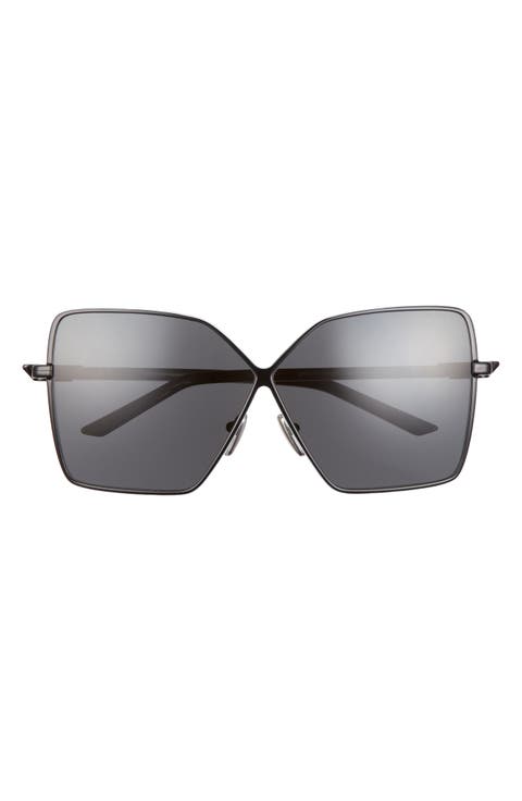 64mm Square Sunglasses