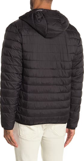 Hooded Packable Quilted Jacket