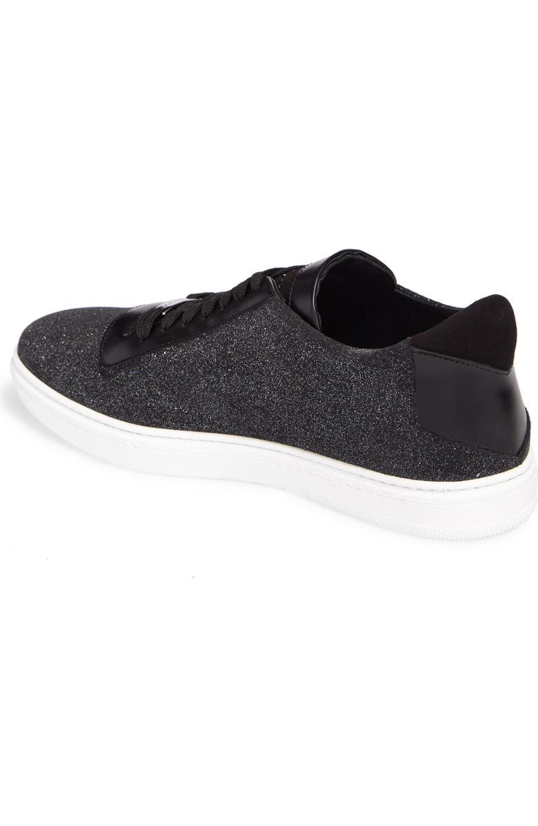 Jimmy Choo Benn Glitter Low Top Sneaker, Alternate, color,