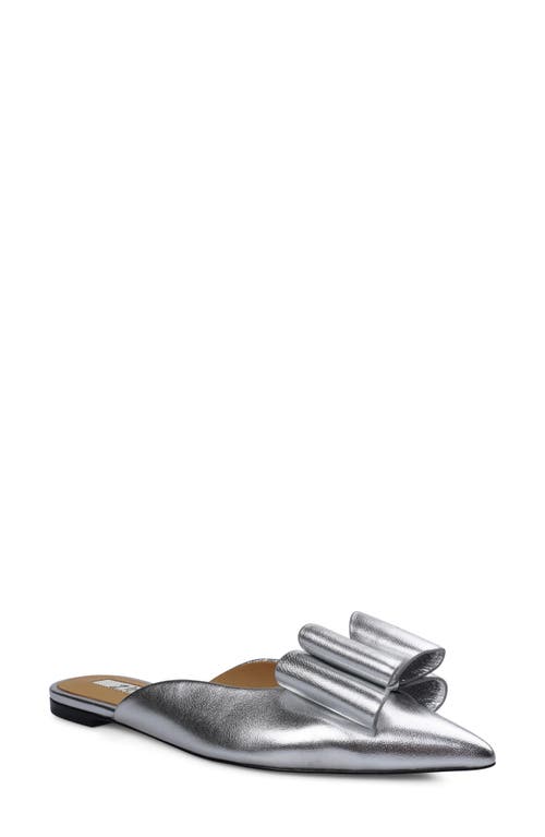 Zigi Finland Pointed Toe Mule In Silver