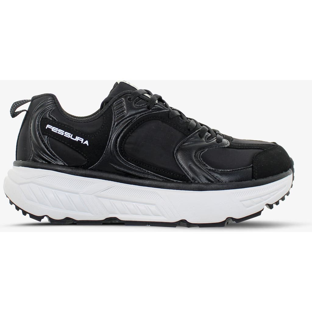 Fessura Sneakers Men Color Black In Black