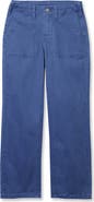 Lands' End Girls Woven Pull On Utility Cargo Pants