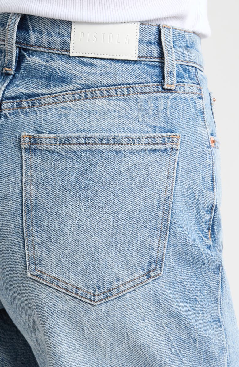 Pistola Kaylee Cutoff Bermuda Denim Shorts, Alternate, color,