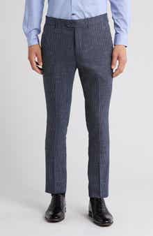 Houndstooth Slim Fit Dress Pants