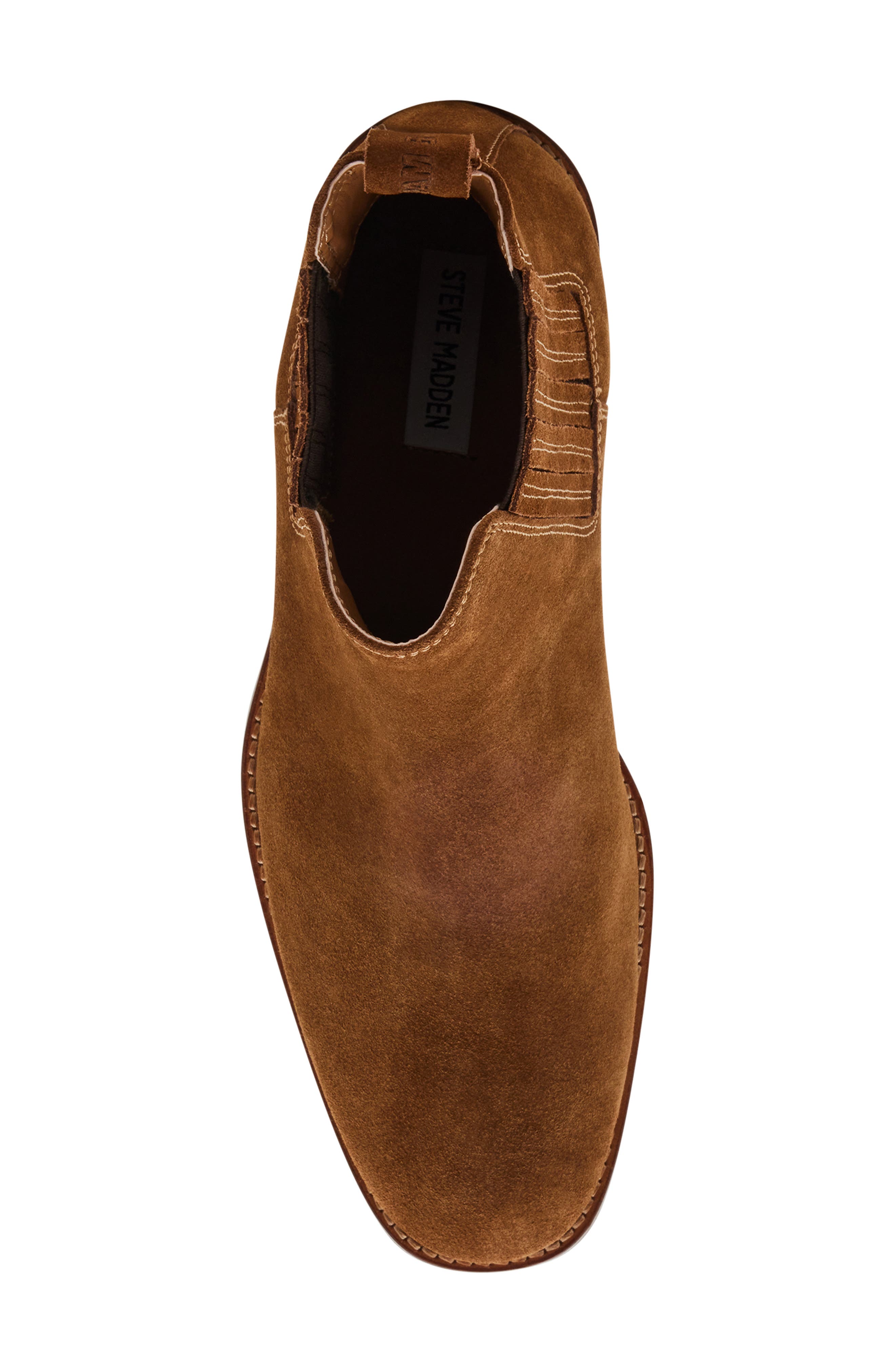 Steve Madden Rilyn Chelsea Boot, Alternate, color, Cognac Sue