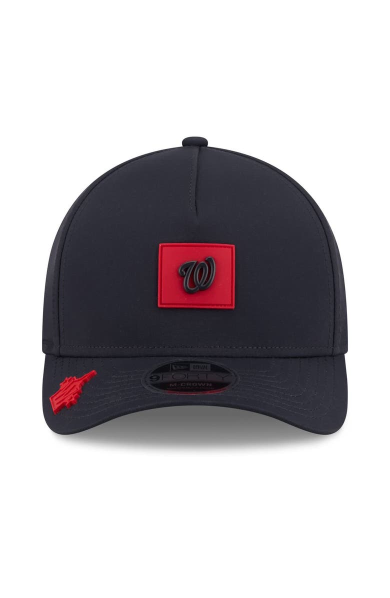 New Era Men's New Era  Navy Washington Nationals 2026 Clubhouse 9FORTY A-Frame Adjustable Hat, Alternate, color, Navy