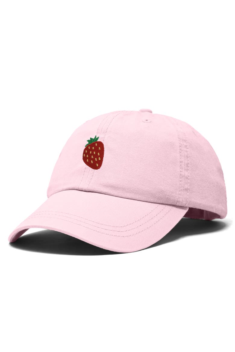 Strawberry Hat, Alternate, color, Washed Pink