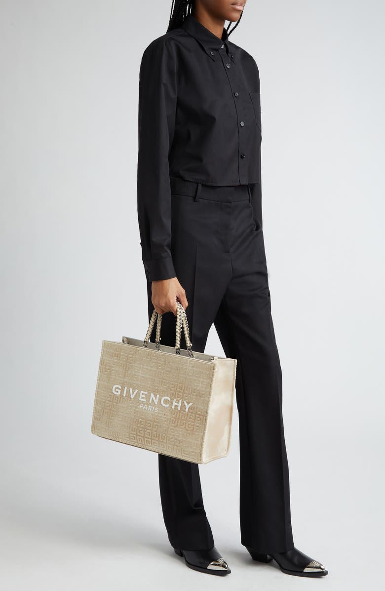 Givenchy Medium G-Tote Canvas Tote, Alternate, color,