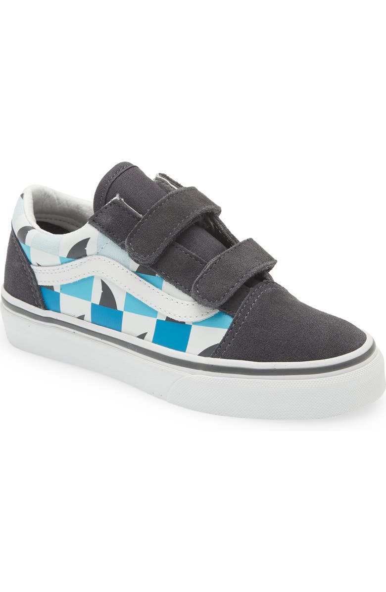 Vans Old Skool Glow in the Dark Shark Sneaker, Main, color,