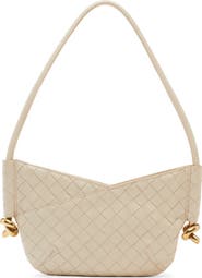 Bottega Veneta Mini Solstice Intrecciato Leather Hobo Bag