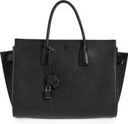 Saint Laurent Large Sac de Jour Leather Tote