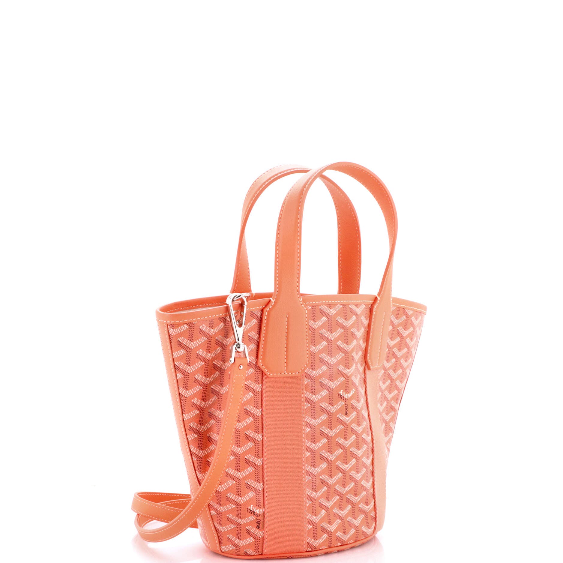 Pre-Owned Goyard Belharra Tote Coated Canvas PM, Alternate, color, Pink