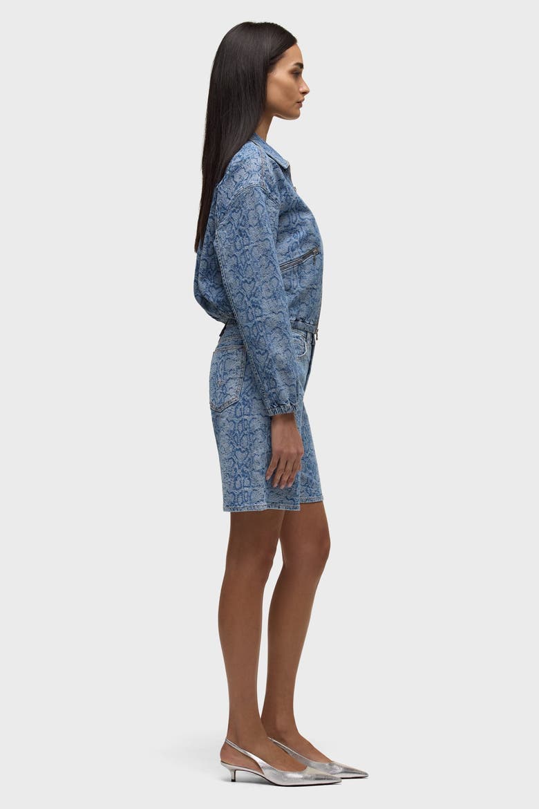 Cropped Zip Up jacket, Alternate, color, venom
