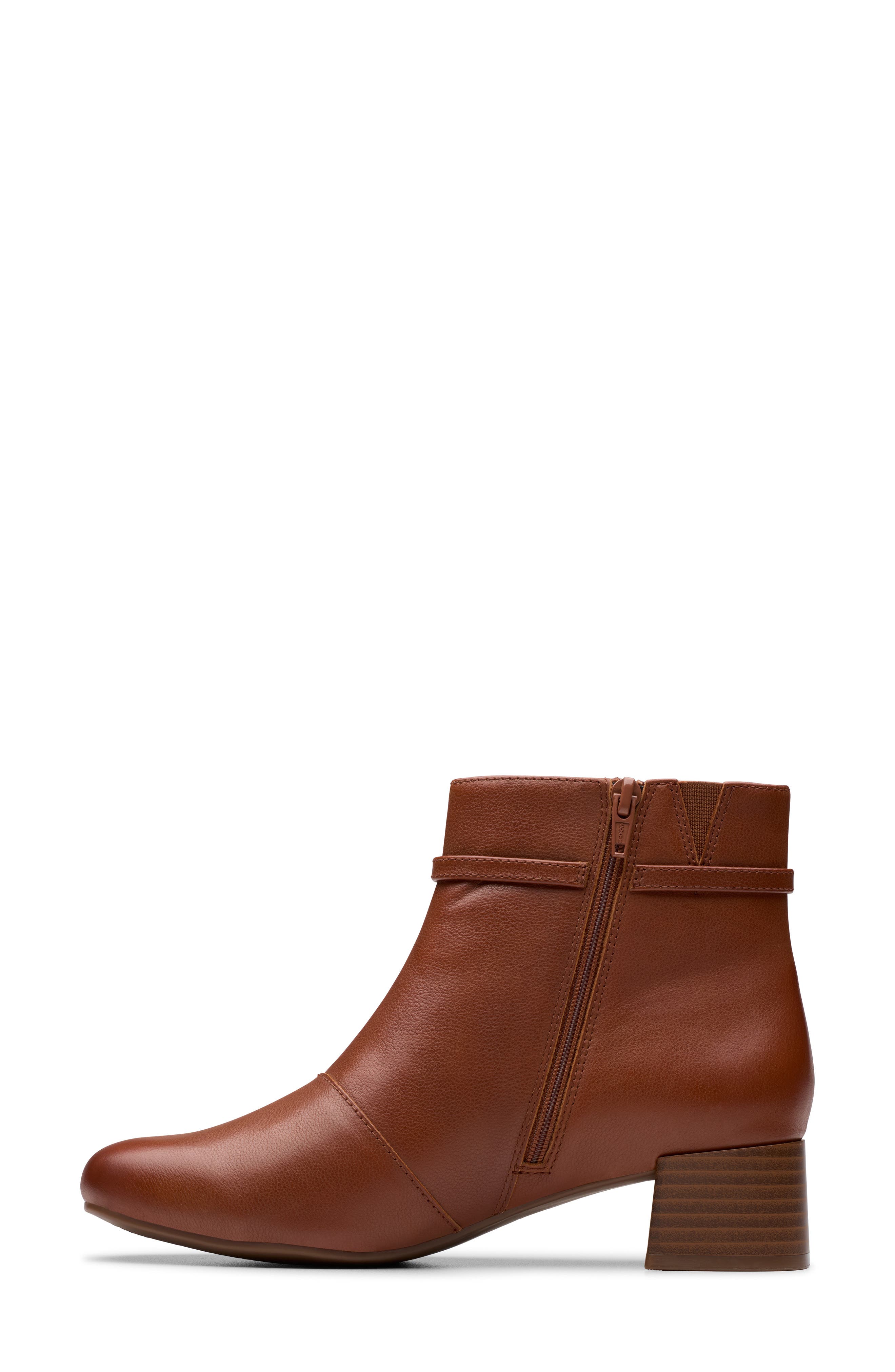 Iridessa Air Ankle Boot - Wide Width Available, Alternate, color, DARK TAN LEATHER