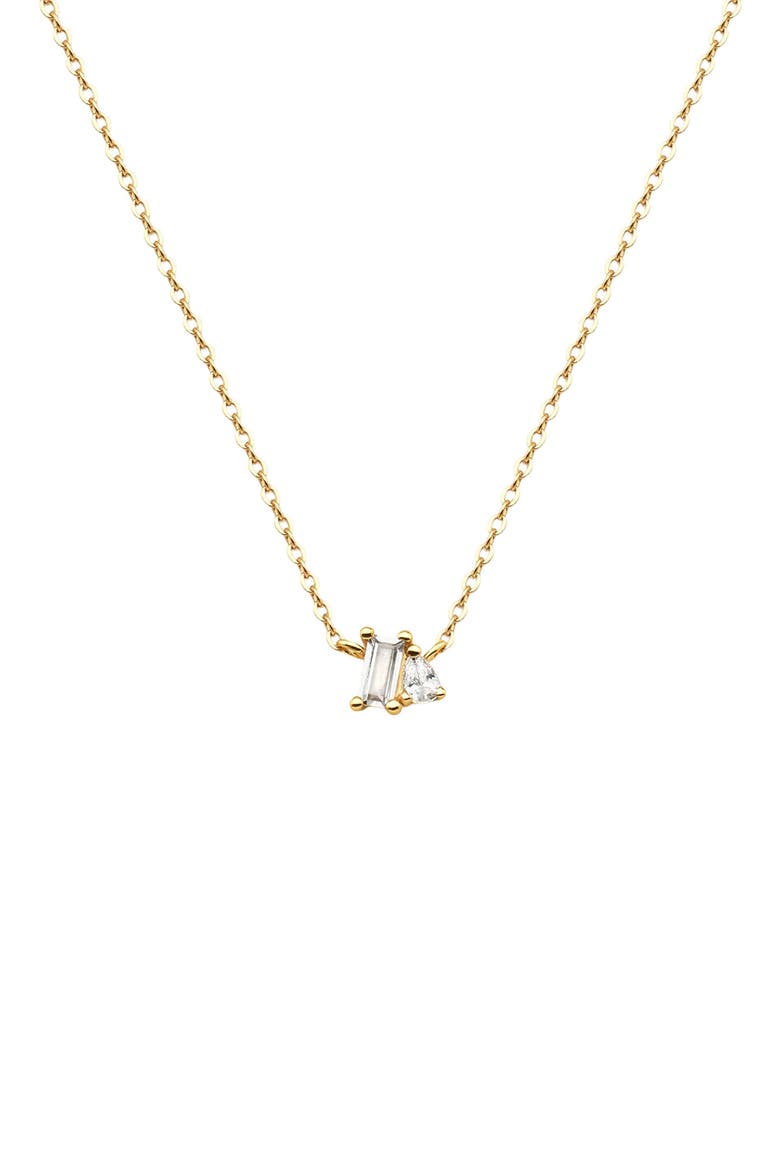 Toi et Moi Necklace, Main, color, GOLD VERMEIL