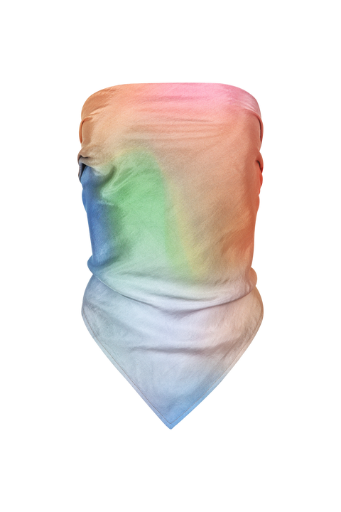 Poma Strapless Tie-Back Printed Top