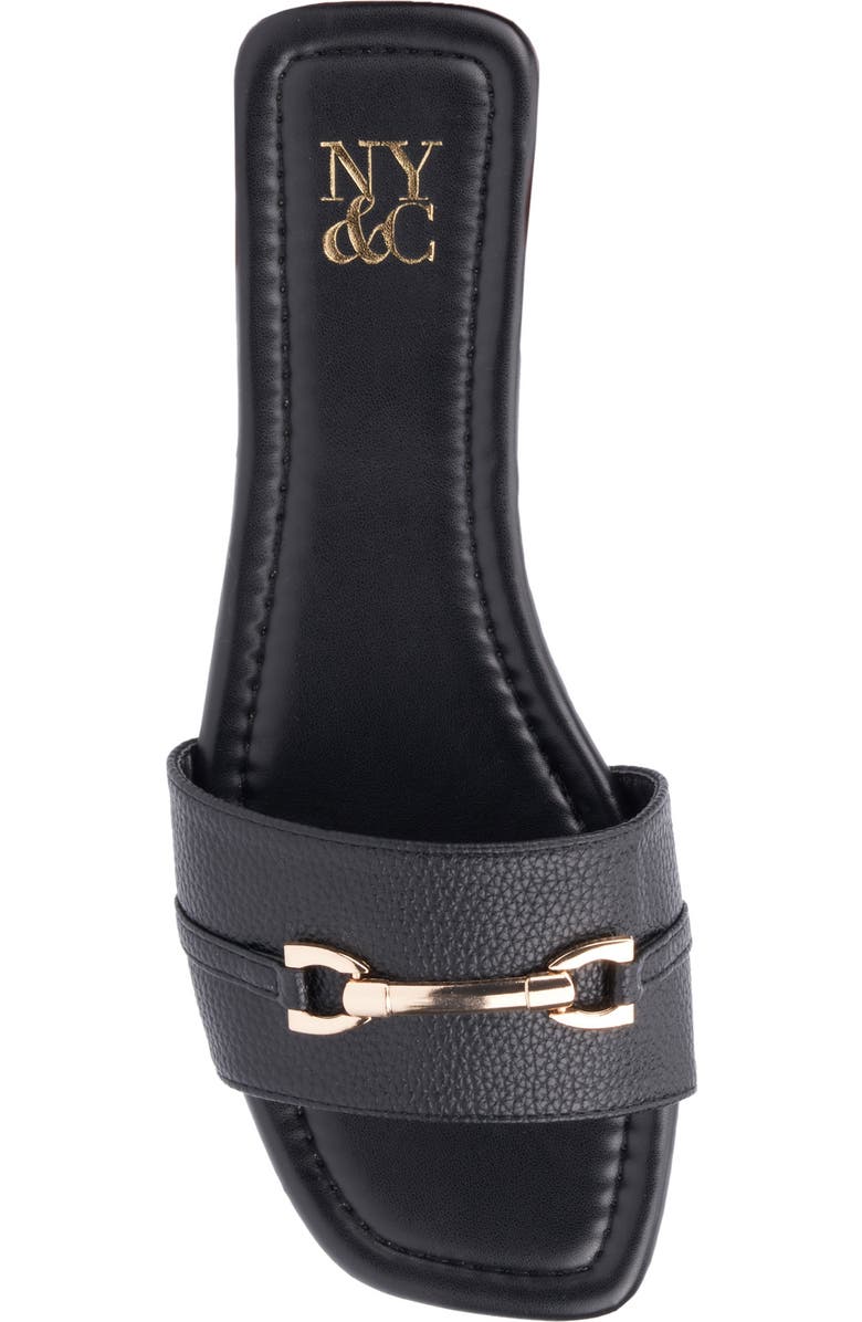 NEW YORK AND COMPANY Naia Slide Sandal, Alternate, color,