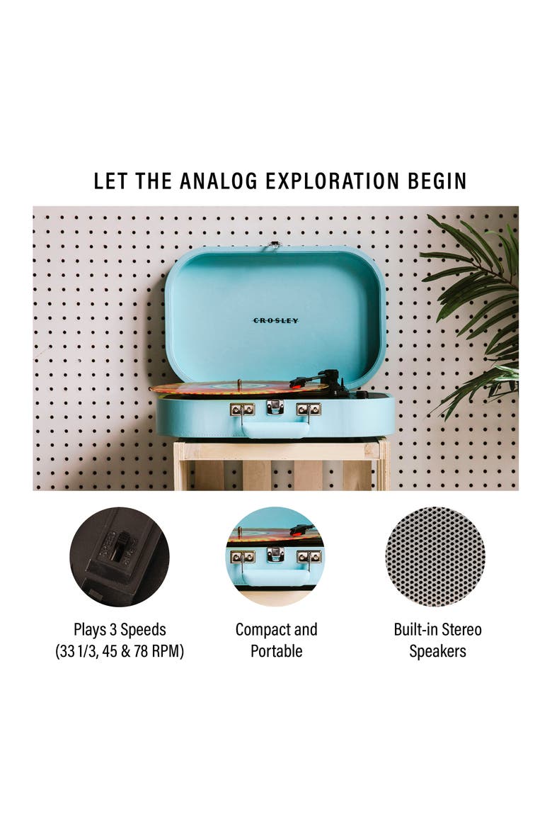 Discovery Record Player, Alternate, color, AQUA