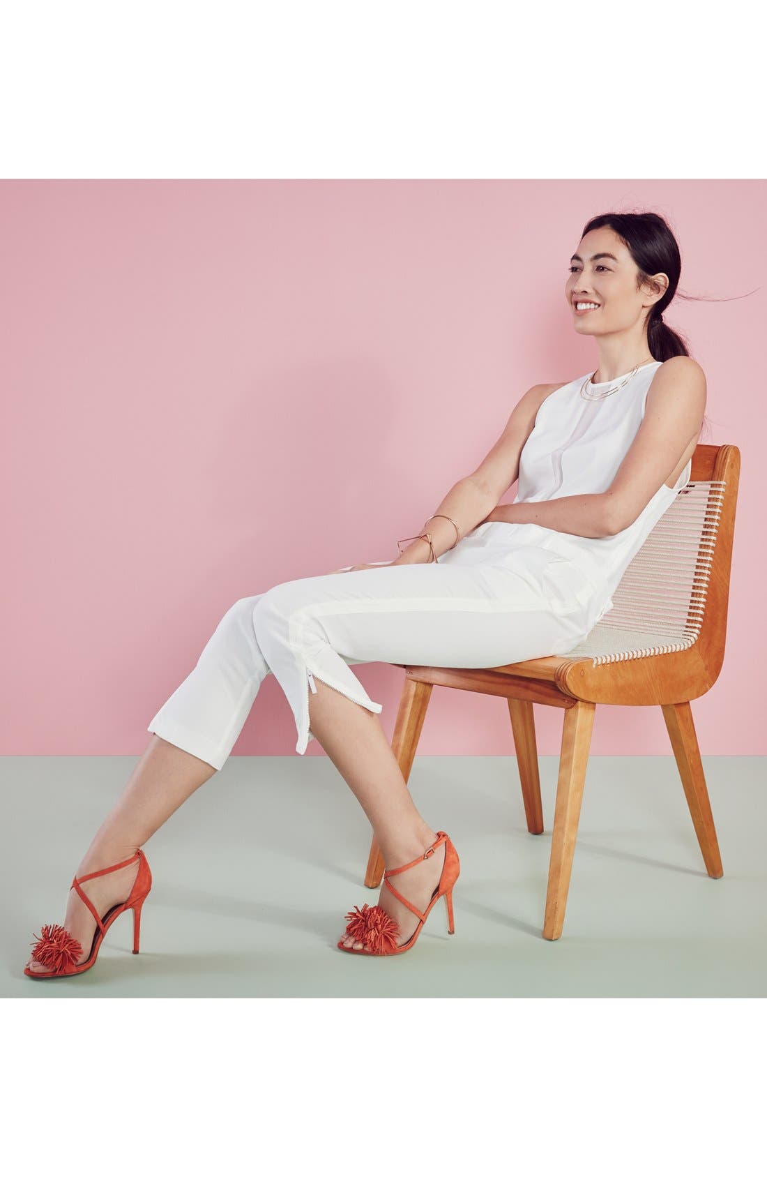 Sam Edelman 'Aisha' Fringe Sandal, Alternate, color, 