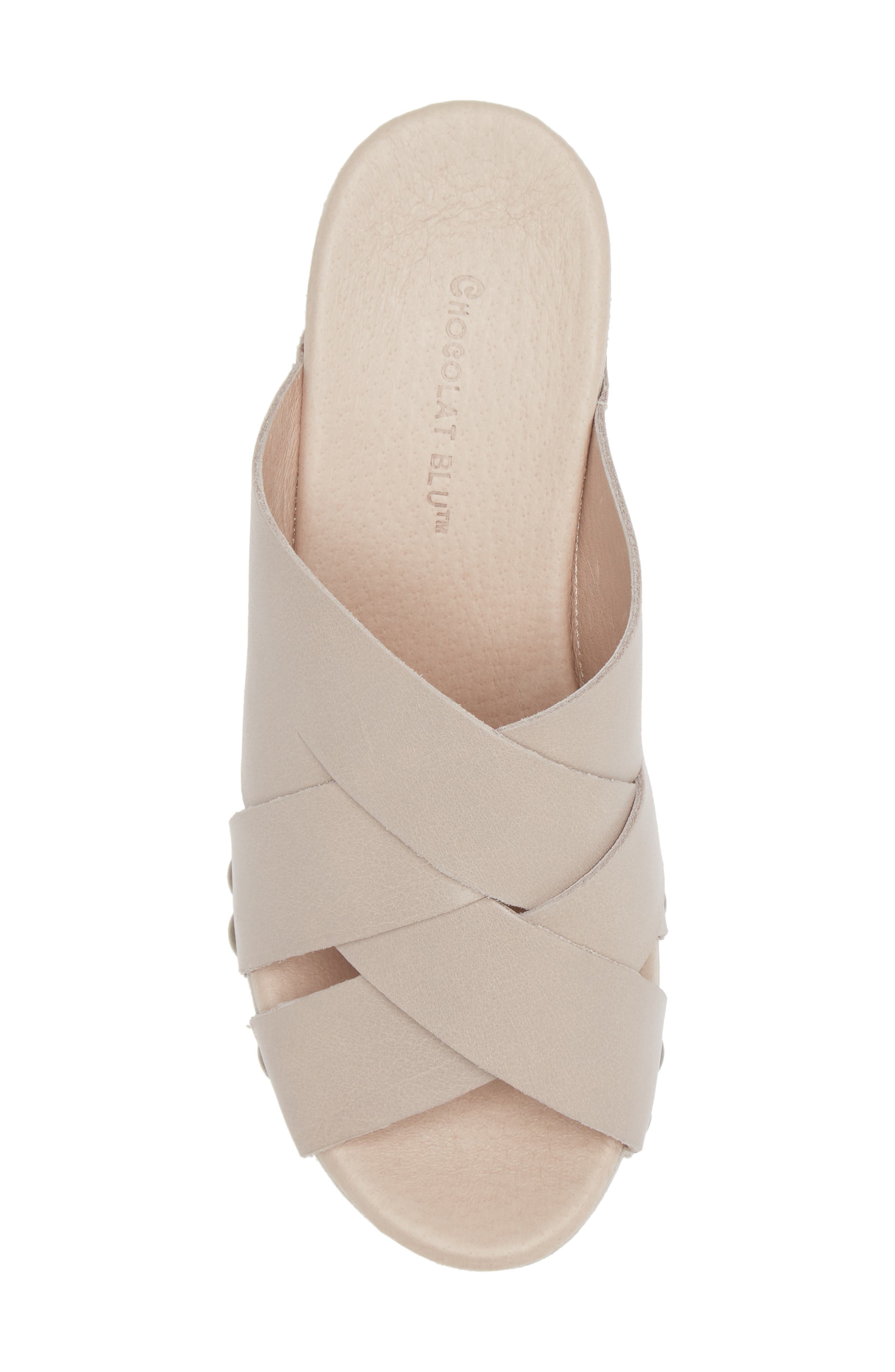 Chocolat Blu Yuki Platform Wedge Slide Sandal, Alternate, color, 