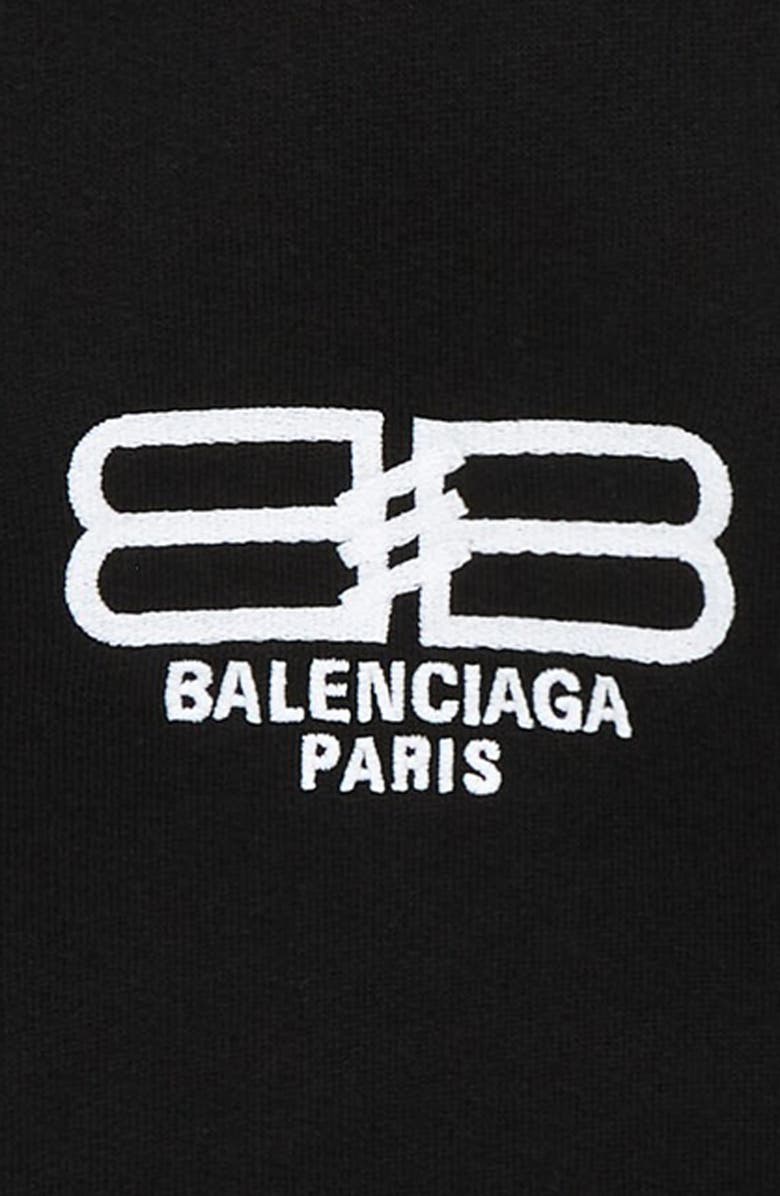Balenciaga Kids' BB Logo Classic Cotton Fleece Graphic Hoodie, Alternate, color, 