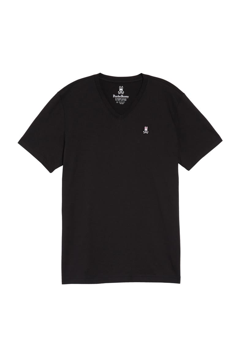 V-Neck T-Shirt, Alternate, color, BLACK