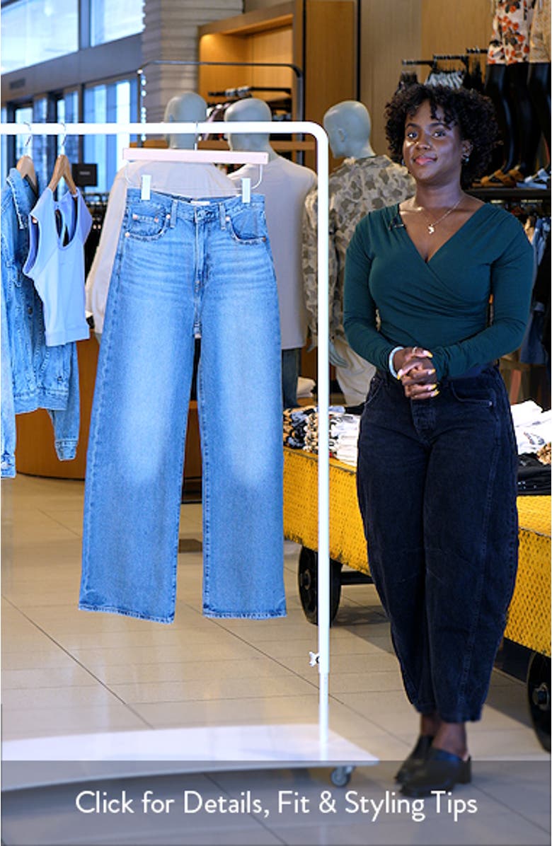 Ribcage High Waist Wide Leg Jeans, sales video thumbnail