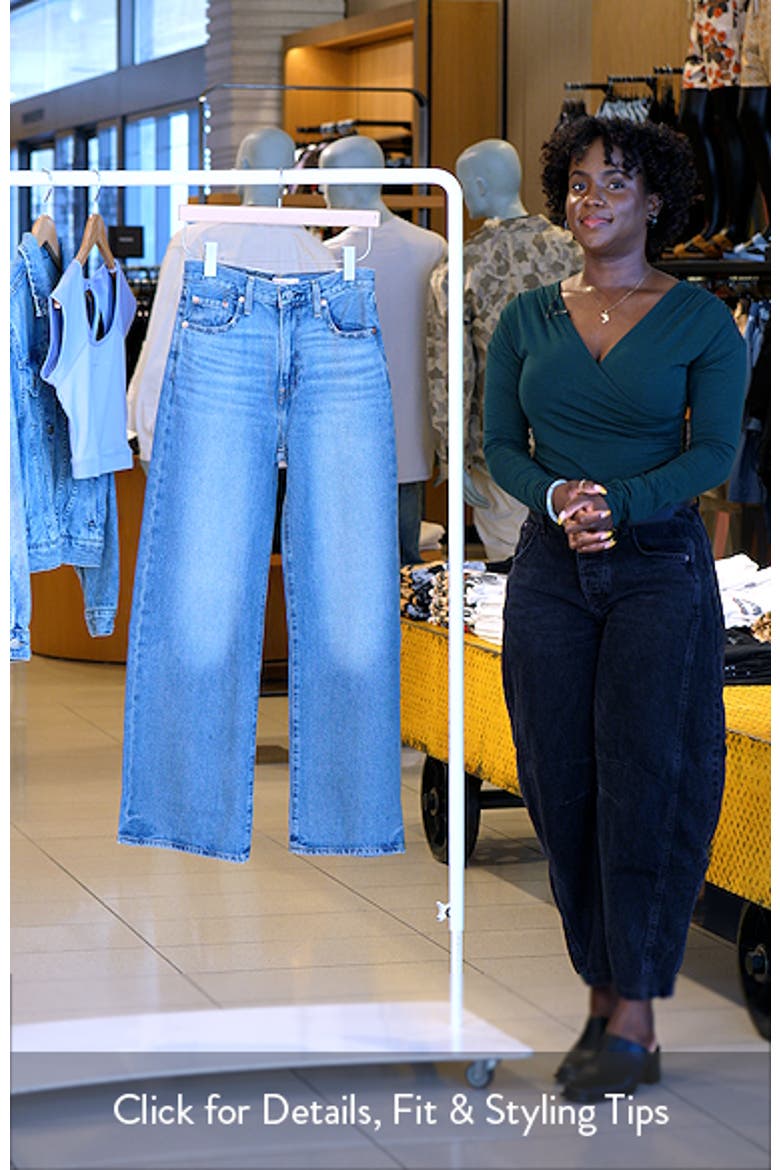 Ribcage High Waist Wide Leg Jeans video