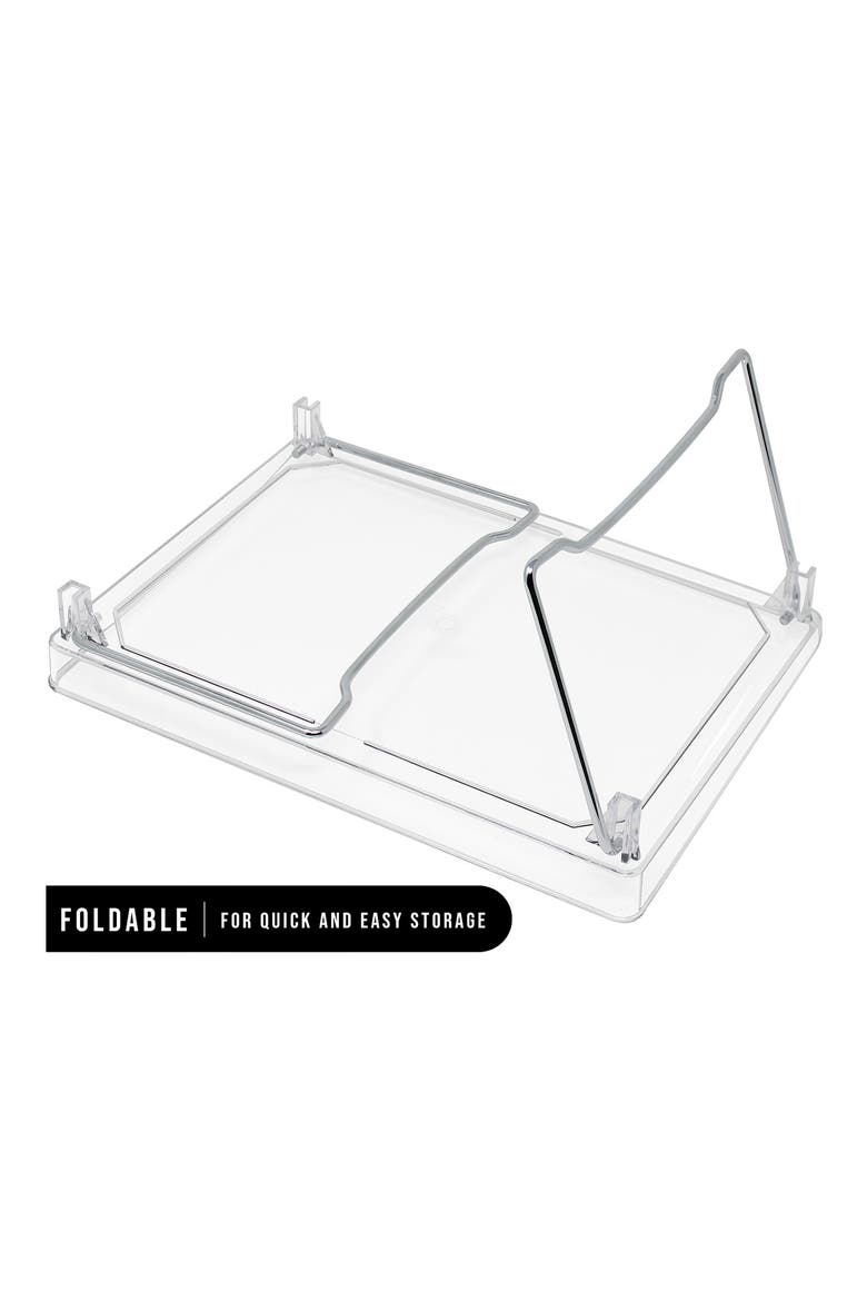 Foldable Storage Rack - Set of 2, Alternate, color, CLEAR