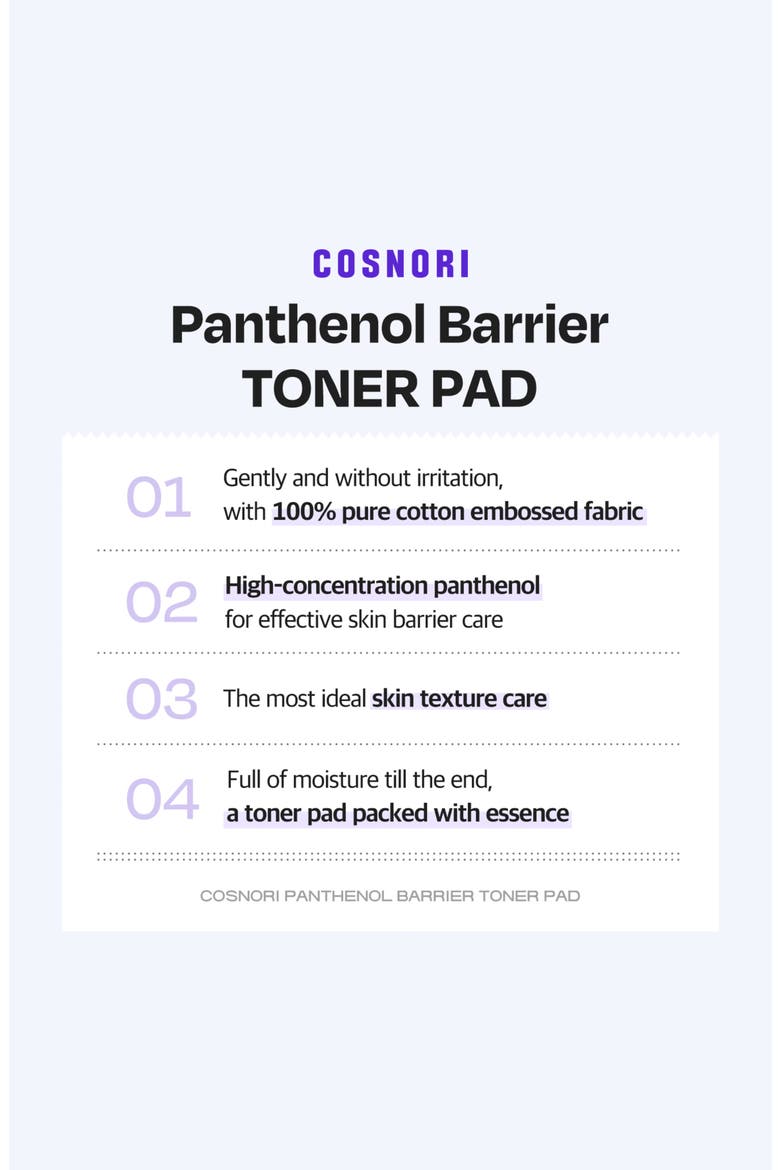 Panthenol Barrier Toner Pad, Alternate, color, NO COLOR