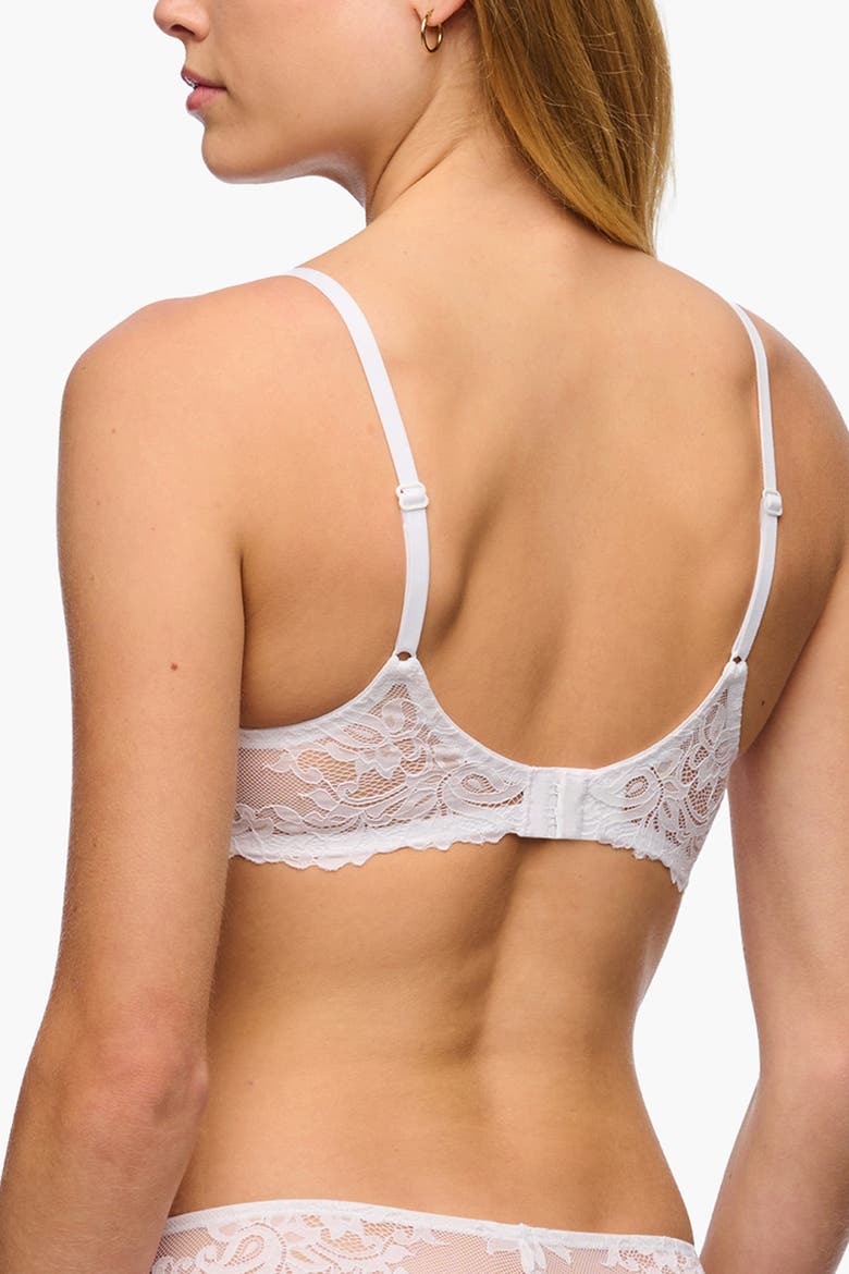 Carmela Demi Cup Bra, Alternate, color, WHITE
