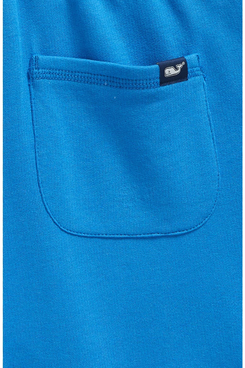 Kids' Sunwashed Cotton Blend Fleece Drawstring Shorts, Alternate, color, TIDE BLUE