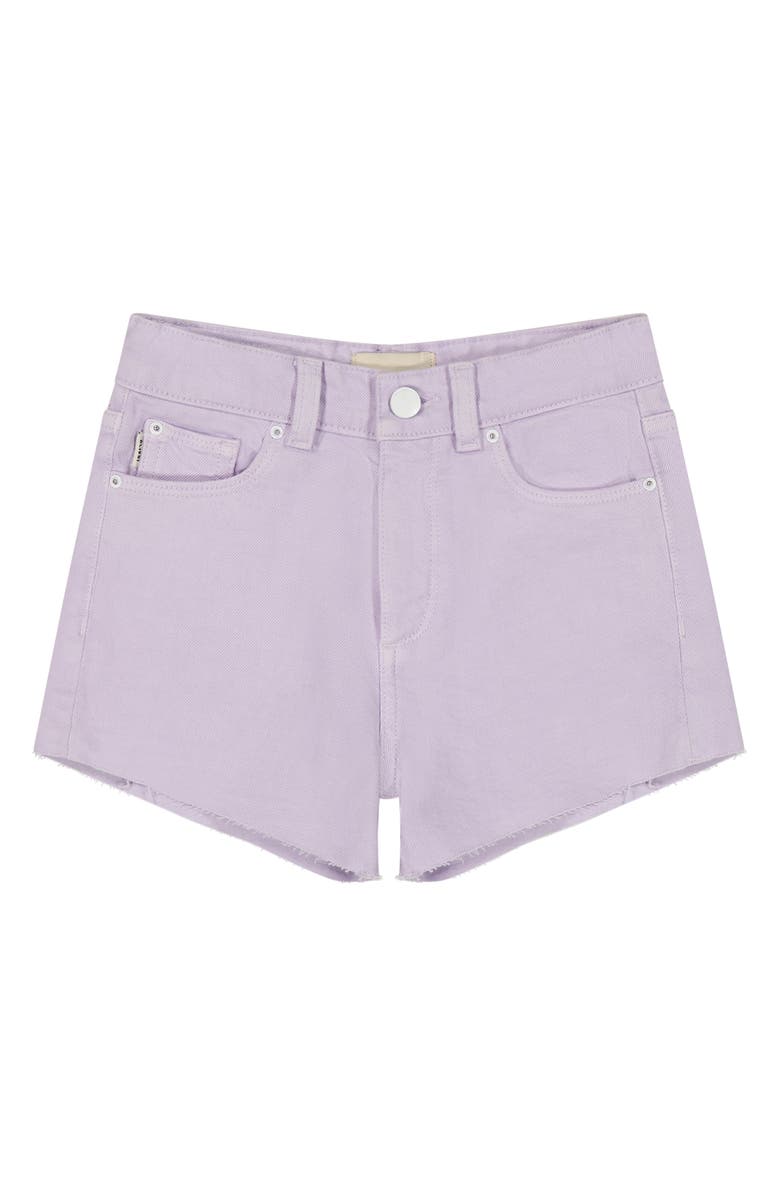DL1961 Kids' Lucy Raw Hem Denim Shorts, Main, color, 