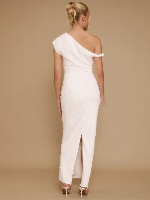 Six Stories Twist Strap Dress In Neutral