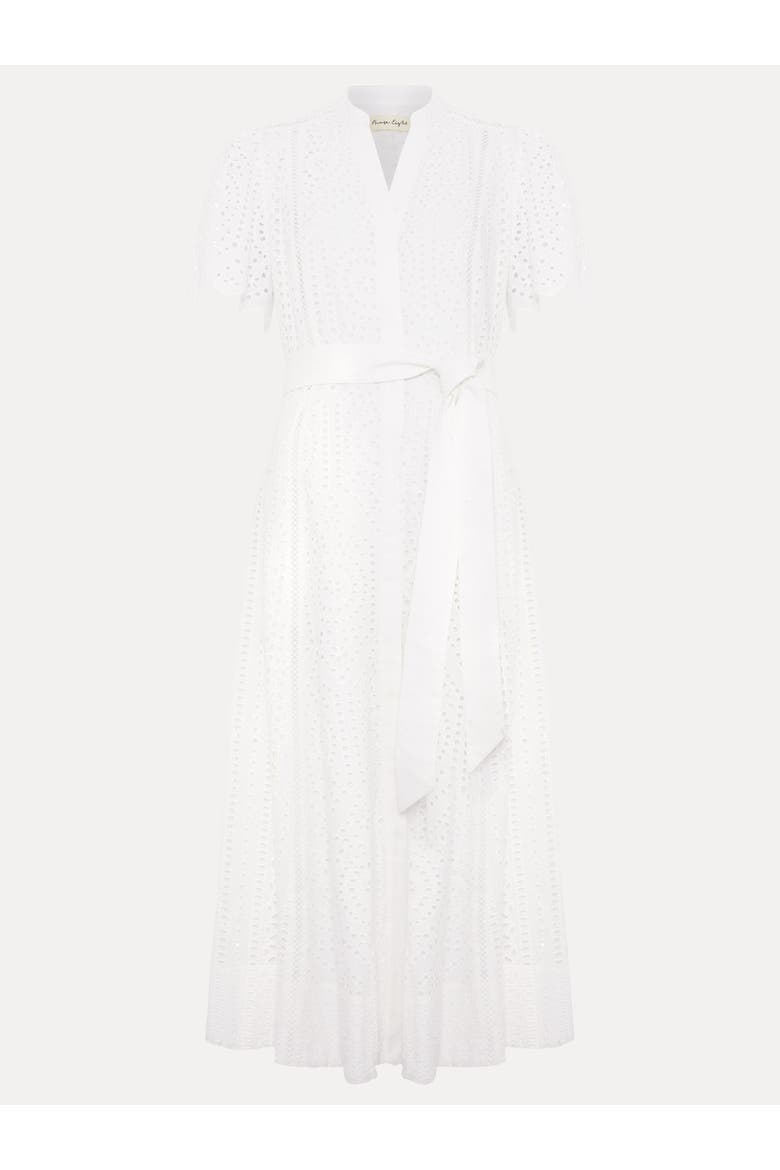 Aletta Midi Dress, Alternate, color, White