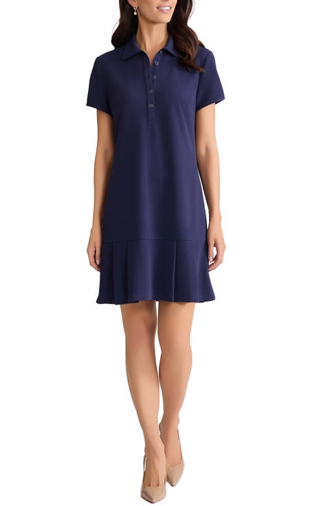 Karolina Pleated Polo Dress